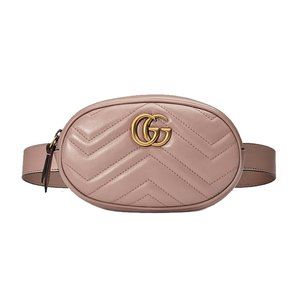 Gucci GG Marmont Matelassé Leather Belt Bag Size 85cm